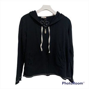 HUE Women's Zip Up Top Stitch Jacket